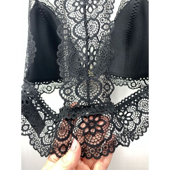 Topshop lace racer back bra size size 10  - Picture 6 of 7